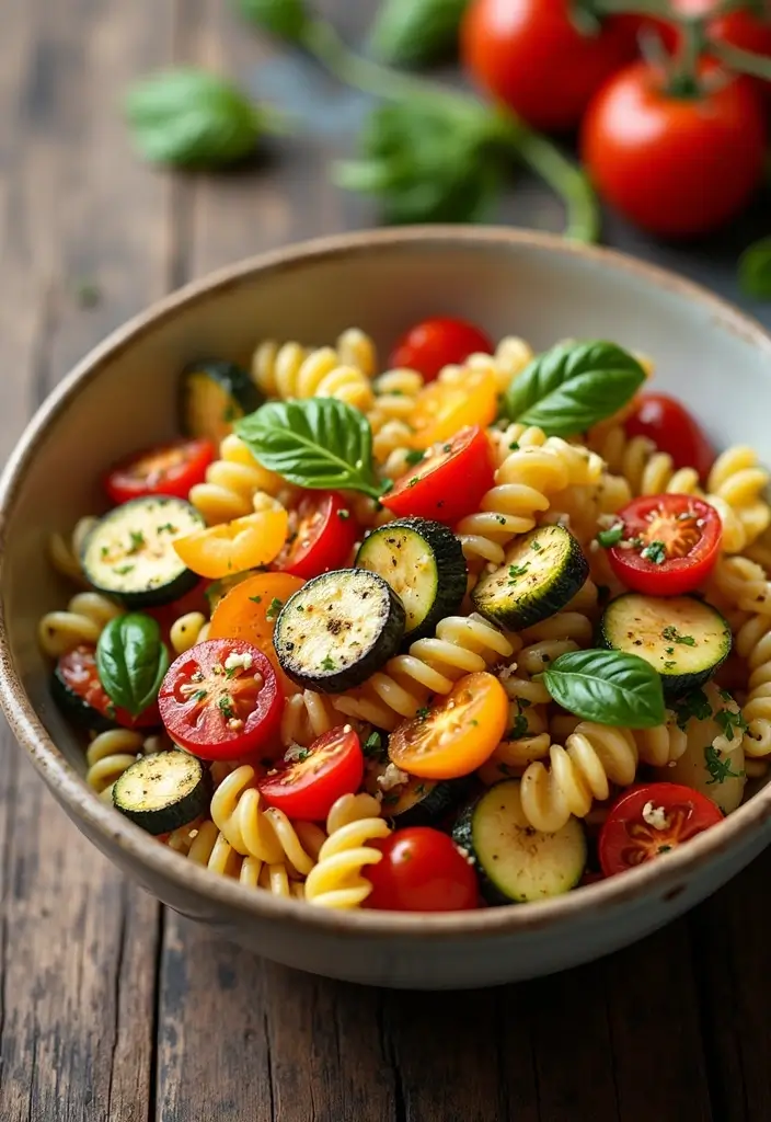 30+ Cold Pasta Salad Recipes That Are Light, Healthy, and Delicious 61 30+ Cold Pasta Salad Recipes That Are Light, Healthy, and Delicious - 11. Roasted Vegetable Pasta Salad