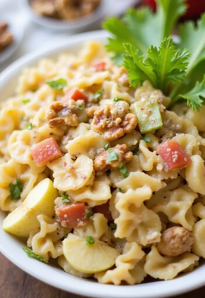 30+ Cold Pasta Salad Recipes That Are Light, Healthy, and Delicious 101 30+ Cold Pasta Salad Recipes That Are Light, Healthy, and Delicious - 17. Waldorf Pasta Salad