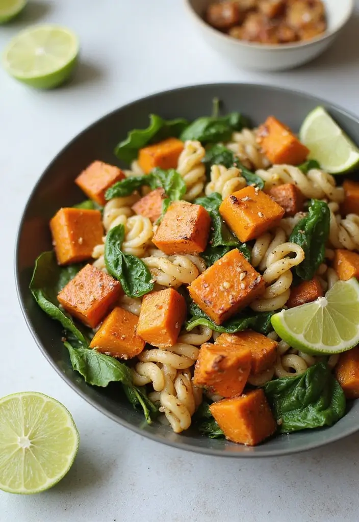 30+ Cold Pasta Salad Recipes That Are Light, Healthy, and Delicious 108 30+ Cold Pasta Salad Recipes That Are Light, Healthy, and Delicious - 18. Sweet Potato Pasta Salad