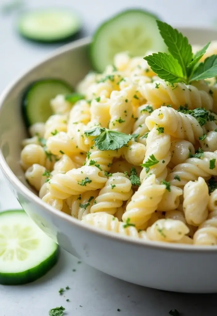 30+ Cold Pasta Salad Recipes That Are Light, Healthy, and Delicious 134 30+ Cold Pasta Salad Recipes That Are Light, Healthy, and Delicious - 22. Cucumber Dill Pasta Salad