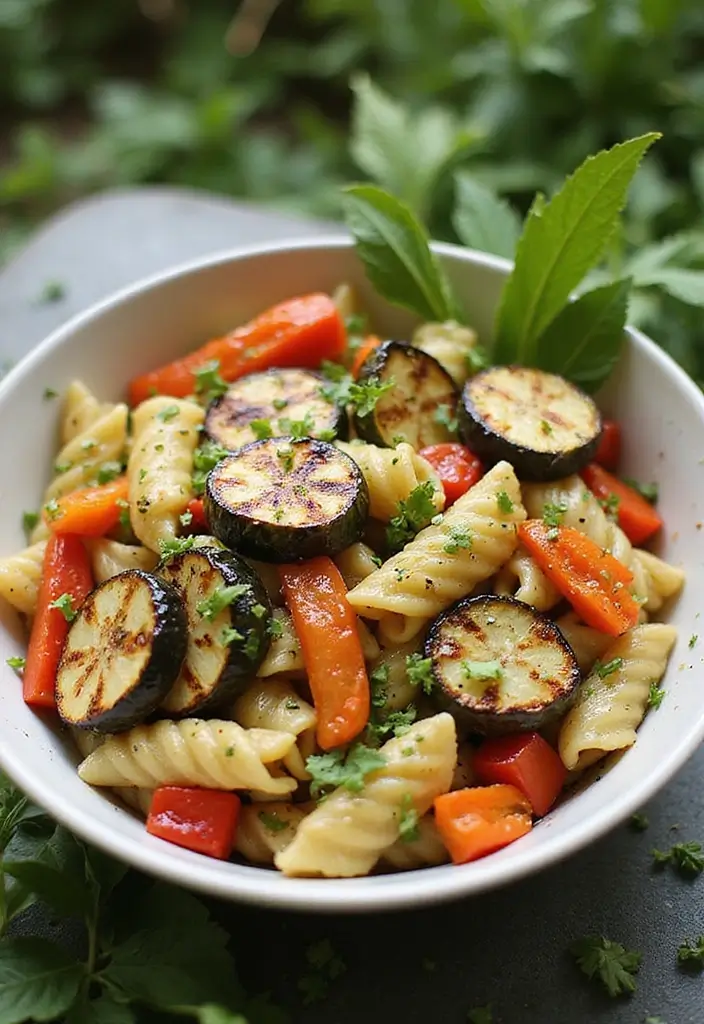 30+ Cold Pasta Salad Recipes That Are Light, Healthy, and Delicious 164 30+ Cold Pasta Salad Recipes That Are Light, Healthy, and Delicious - 26. Grilled Vegetable Pasta Salad