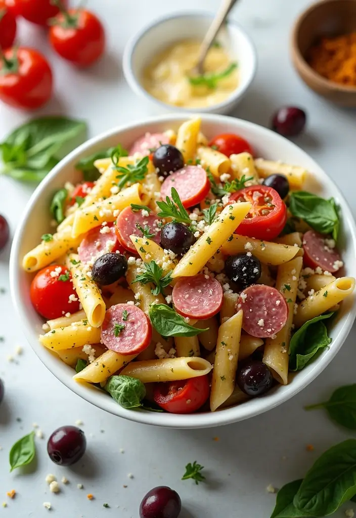 30+ Cold Pasta Salad Recipes That Are Light, Healthy, and Delicious 23 30+ Cold Pasta Salad Recipes That Are Light, Healthy, and Delicious - 5. Italian Pasta Salad