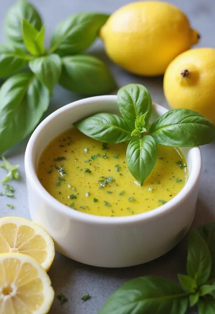 30+ Dairy Free Salad Dressing Recipes That Everyone Can Enjoy 113 30+ Dairy Free Salad Dressing Recipes That Everyone Can Enjoy - 20. Lemon Basil Vinaigrette