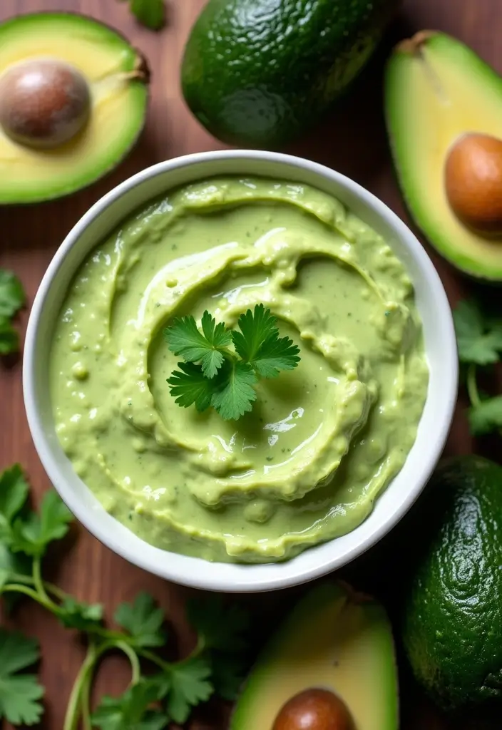 30+ Dairy Free Salad Dressing Recipes That Everyone Can Enjoy 121 30+ Dairy Free Salad Dressing Recipes That Everyone Can Enjoy - 22. Cilantro Avocado Dressing