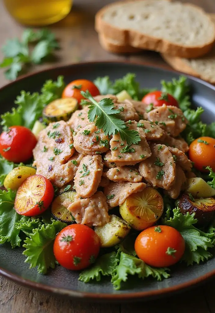 30+ Easy Canned Tuna Salad Recipes for Busy Days 44 30+ Easy Canned Tuna Salad Recipes for Busy Days - 10. Tuna Salad with Roasted Vegetables