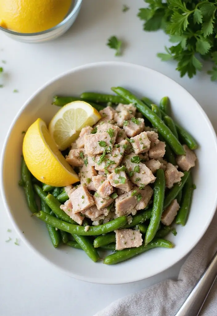 30+ Easy Canned Tuna Salad Recipes for Busy Days 71 30+ Easy Canned Tuna Salad Recipes for Busy Days - 17. Tuna Salad with Green Beans