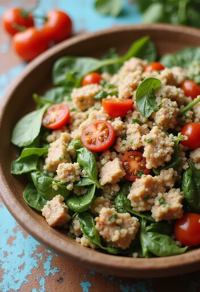 30+ Easy Canned Tuna Salad Recipes for Busy Days 83 30+ Easy Canned Tuna Salad Recipes for Busy Days - 19. Tuna Salad with Quinoa