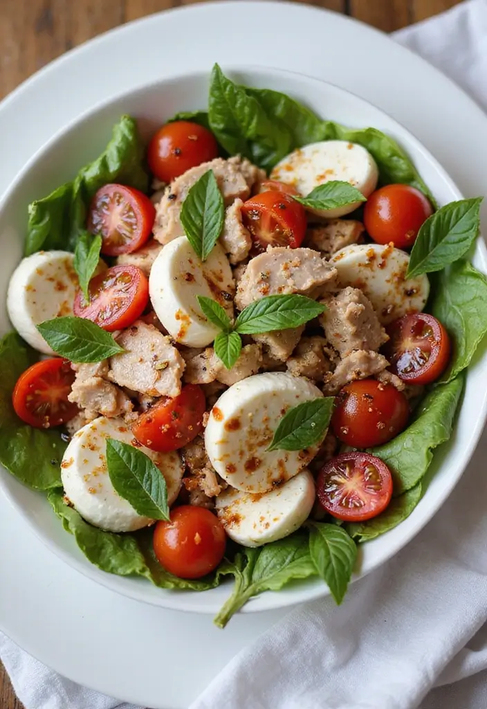 30+ Easy Canned Tuna Salad Recipes for Busy Days 86 30+ Easy Canned Tuna Salad Recipes for Busy Days - 20. Tuna Salad Caprese