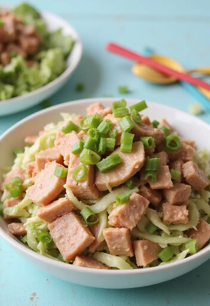 30+ Easy Canned Tuna Salad Recipes for Busy Days 96 30+ Easy Canned Tuna Salad Recipes for Busy Days - 22. Tuna Salad with Cabbage