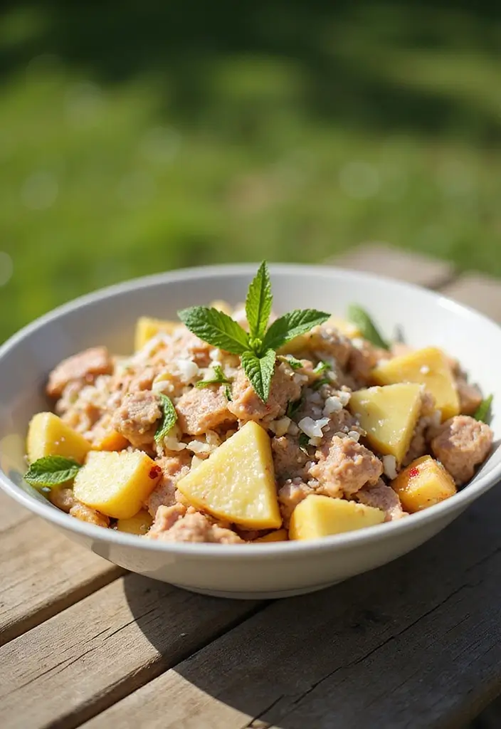 30+ Easy Canned Tuna Salad Recipes for Busy Days 104 30+ Easy Canned Tuna Salad Recipes for Busy Days - 24. Tropical Tuna Salad