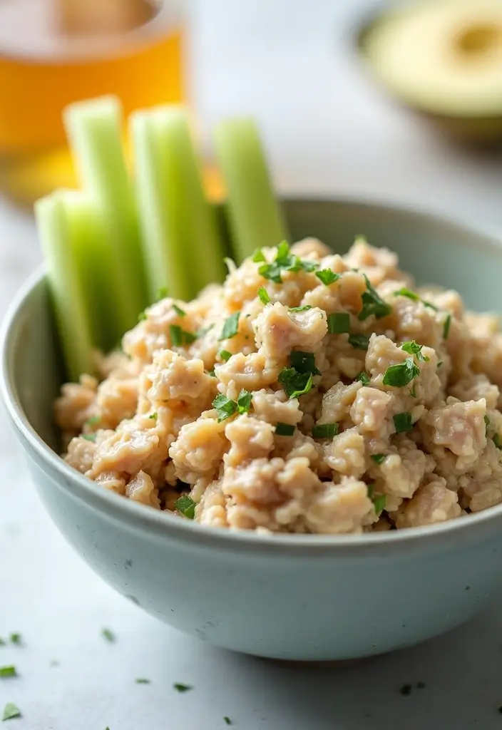 30+ Easy Canned Tuna Salad Recipes for Busy Days 124 30+ Easy Canned Tuna Salad Recipes for Busy Days - 28. Tuna Salad with Apple Cider Vinegar