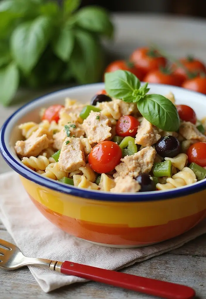 30+ Easy Canned Tuna Salad Recipes for Busy Days 22 30+ Easy Canned Tuna Salad Recipes for Busy Days - 6. Tuna Pasta Salad