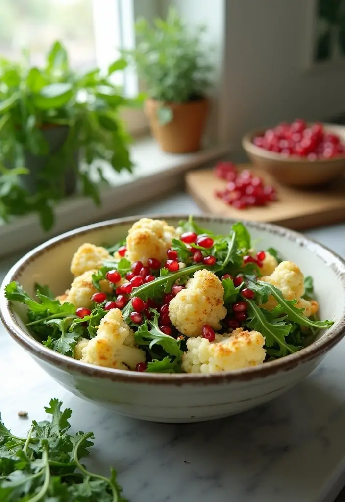 30+ End of Summer Salad Recipes to Celebrate the Season - 22. Roasted Cauliflower Salad