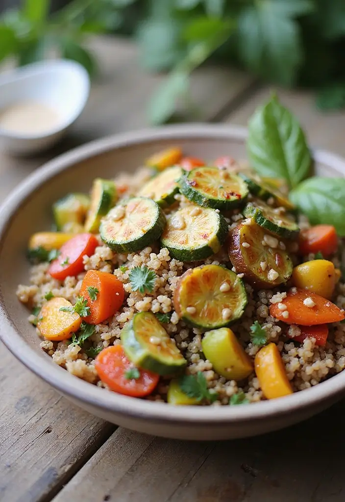 30+ End of Summer Salad Recipes to Celebrate the Season - 3. Quinoa Salad with Roasted Vegetables