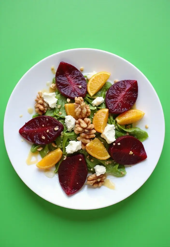 30+ End of Summer Salad Recipes to Celebrate the Season - 7. Beet and Citrus Salad