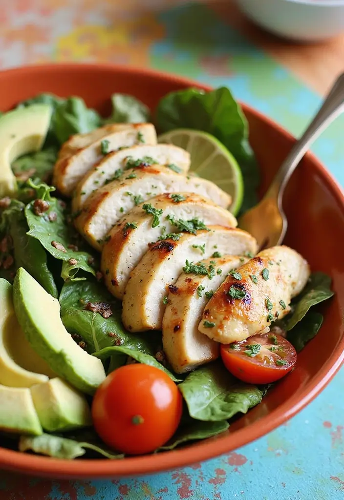30+ Grilled Chicken Cobb Salad Recipes for Protein Lovers 87 30+ Grilled Chicken Cobb Salad Recipes for Protein Lovers - 13. Cilantro Lime Grilled Chicken Cobb Salad