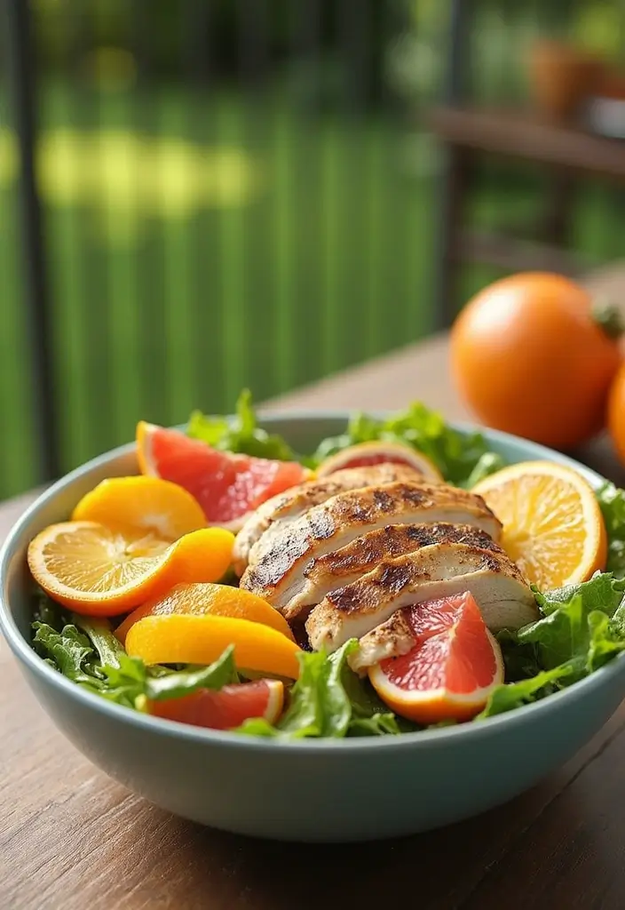 30+ Grilled Chicken Cobb Salad Recipes for Protein Lovers 111 30+ Grilled Chicken Cobb Salad Recipes for Protein Lovers - 17. Citrus Grilled Chicken Cobb Salad