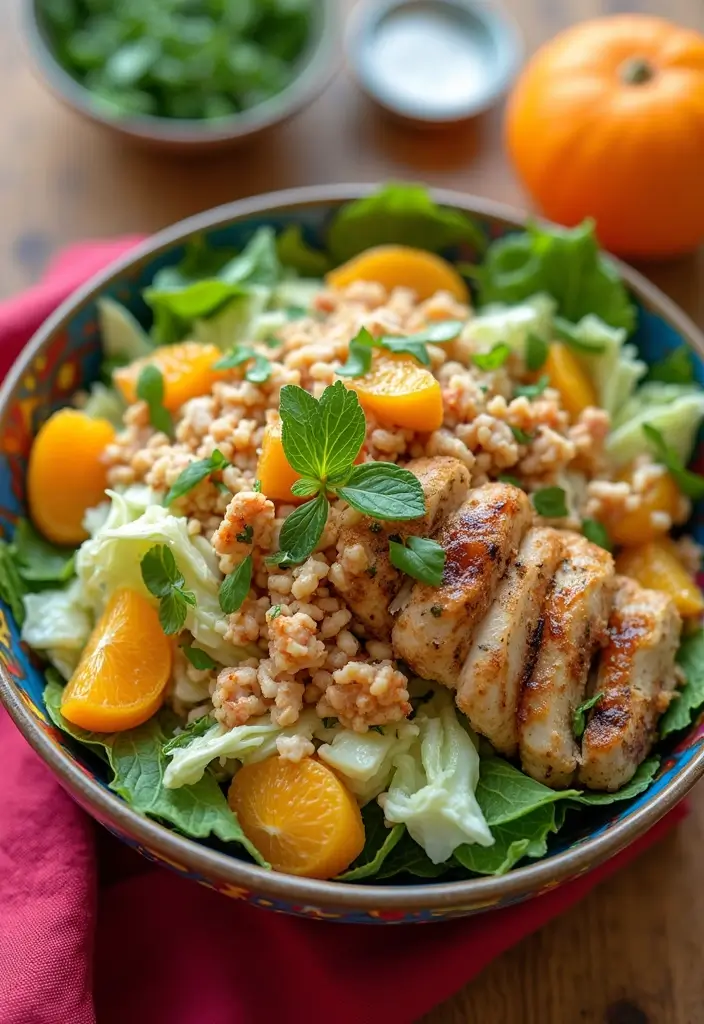 30+ Grilled Chicken Cobb Salad Recipes for Protein Lovers 22 30+ Grilled Chicken Cobb Salad Recipes for Protein Lovers - 4. Asian Grilled Chicken Cobb Salad