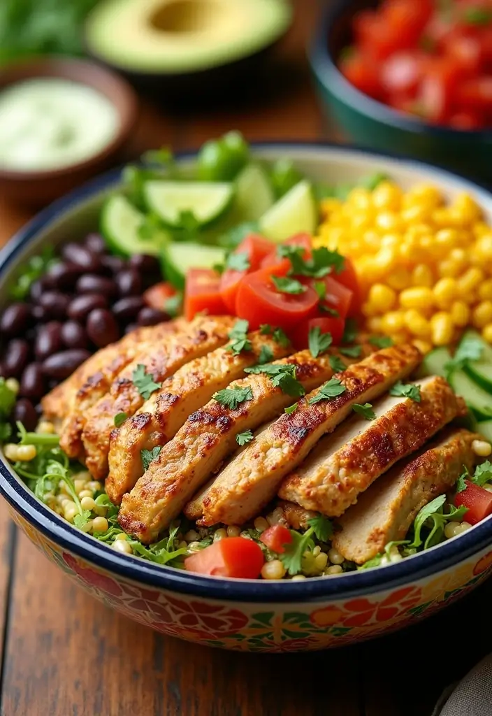 30+ Grilled Chicken Cobb Salad Recipes for Protein Lovers 43 30+ Grilled Chicken Cobb Salad Recipes for Protein Lovers - 7. Taco Grilled Chicken Cobb Salad