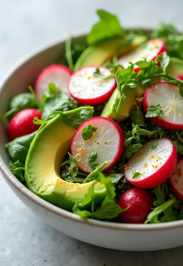 30+ Half Baked Harvest Salad Recipes Full of Creative Combinations 76 30+ Half Baked Harvest Salad Recipes Full of Creative Combinations - 18. Radish & Avocado Salad