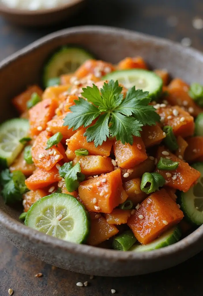 30+ Half Baked Harvest Salad Recipes Full of Creative Combinations 91 30+ Half Baked Harvest Salad Recipes Full of Creative Combinations - 21. Kimchi & Cucumber Salad