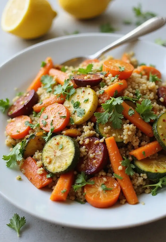 30+ Half Baked Harvest Salad Recipes Full of Creative Combinations 7 30+ Half Baked Harvest Salad Recipes Full of Creative Combinations - 3. Quinoa Salad with Roasted Vegetables