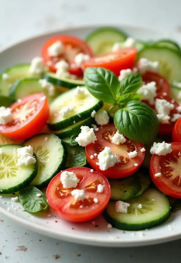 30+ Half Baked Harvest Salad Recipes Full of Creative Combinations 30 30+ Half Baked Harvest Salad Recipes Full of Creative Combinations - 8. Cucumber & Tomato Salad with Feta