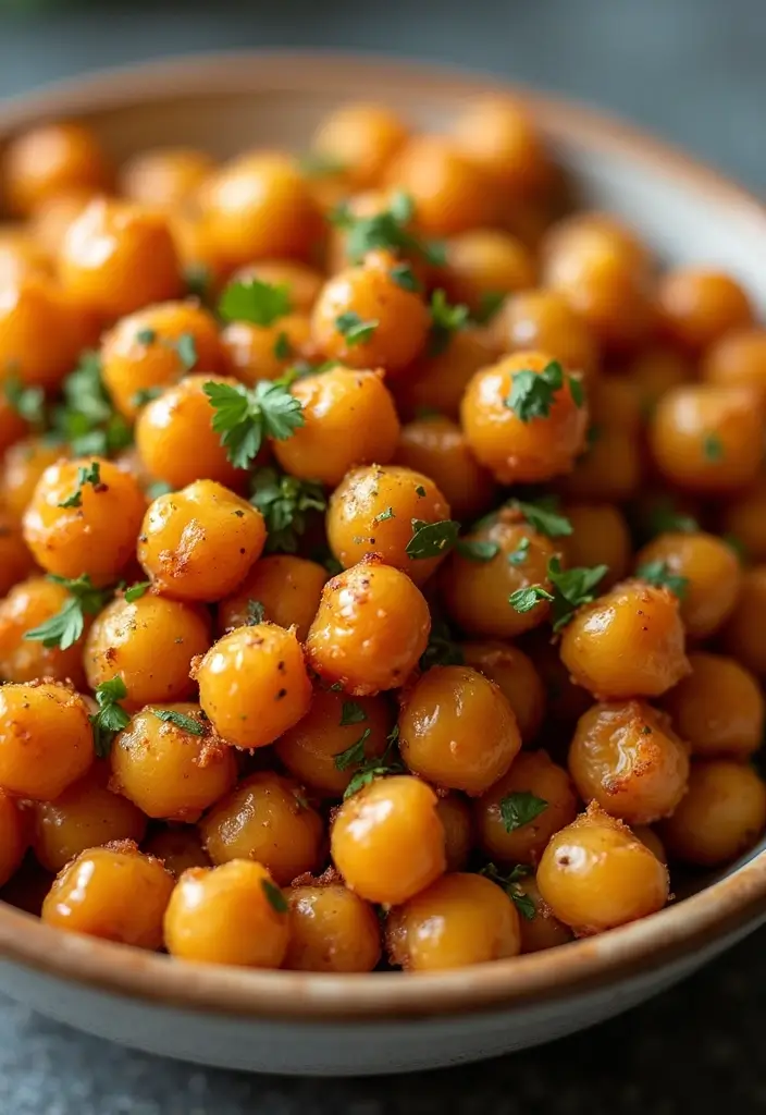 30+ Healthy Salad Topping Ideas to Make Every Bowl Exciting 1 30+ Healthy Salad Topping Ideas to Make Every Bowl Exciting - 1. Crunchy Chickpeas