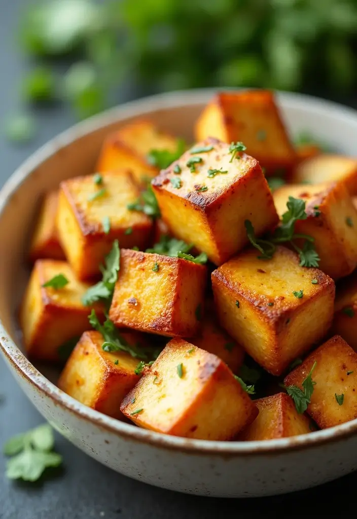 30+ Healthy Salad Topping Ideas to Make Every Bowl Exciting 63 30+ Healthy Salad Topping Ideas to Make Every Bowl Exciting - 15. Marinated Tofu