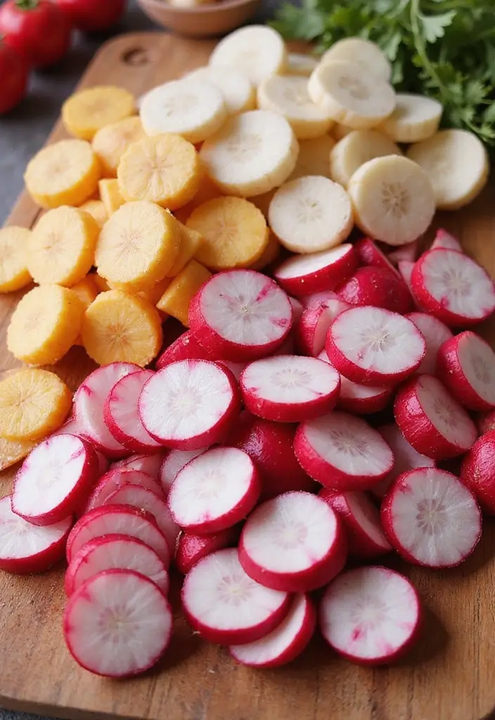30+ Healthy Salad Topping Ideas to Make Every Bowl Exciting 75 30+ Healthy Salad Topping Ideas to Make Every Bowl Exciting - 17. Colorful Radishes