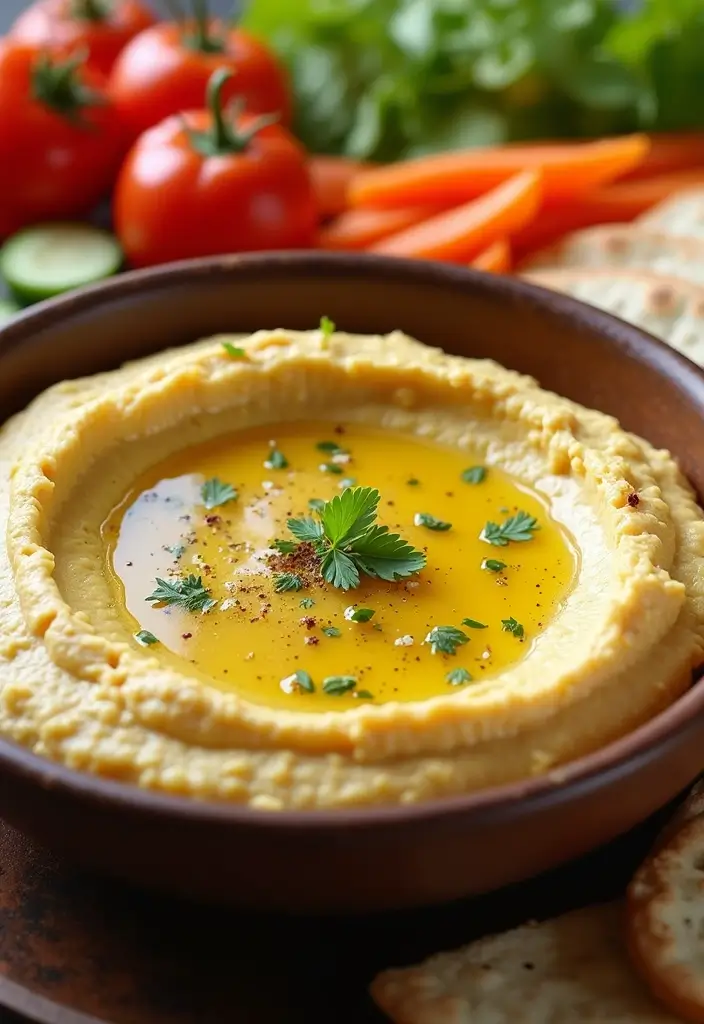 30+ Healthy Salad Topping Ideas to Make Every Bowl Exciting 117 30+ Healthy Salad Topping Ideas to Make Every Bowl Exciting - 25. Delicious Hummus