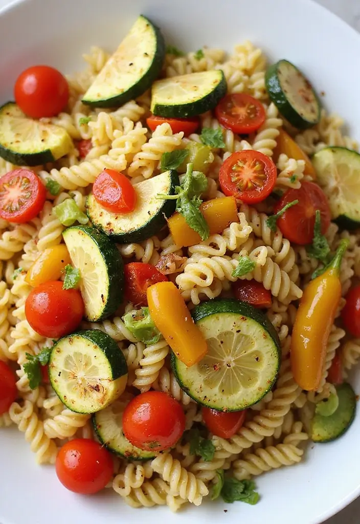 30+ Italian Pasta Salad Recipes Packed with Flavor and Color 80 30+ Italian Pasta Salad Recipes Packed with Flavor and Color - 16. Roasted Vegetable Pasta Salad