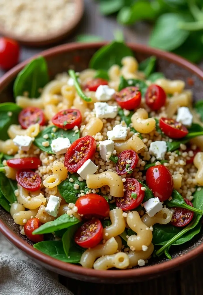 30+ Italian Pasta Salad Recipes Packed with Flavor and Color 87 30+ Italian Pasta Salad Recipes Packed with Flavor and Color - 17. Farro Pasta Salad with Feta