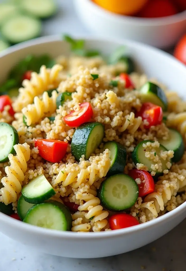 30+ Italian Pasta Salad Recipes Packed with Flavor and Color 114 30+ Italian Pasta Salad Recipes Packed with Flavor and Color - 22. Quinoa Pasta Salad