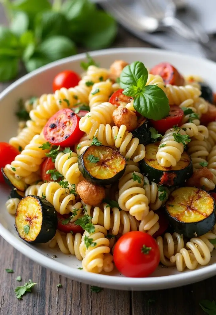30+ Italian Pasta Salad Recipes Packed with Flavor and Color 143 30+ Italian Pasta Salad Recipes Packed with Flavor and Color - 27. Balsamic Grilled Vegetable Pasta Salad