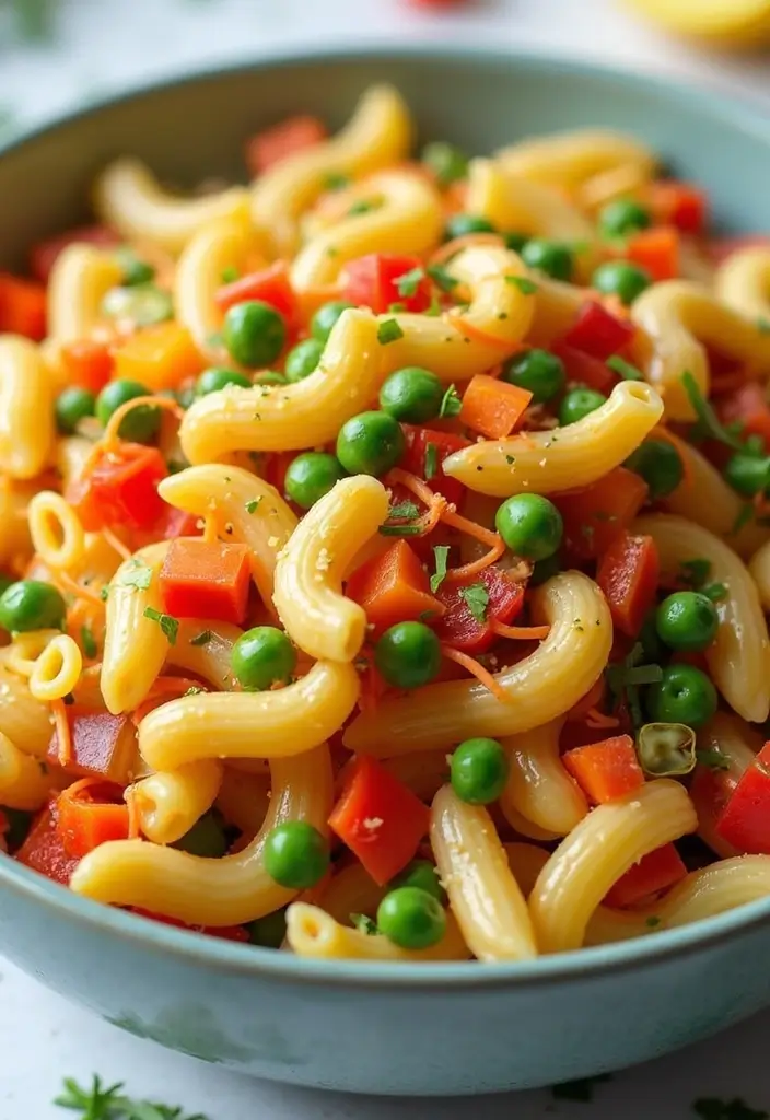 30+ Italian Pasta Salad Recipes Packed with Flavor and Color 23 30+ Italian Pasta Salad Recipes Packed with Flavor and Color - 5. Rainbow Veggie Pasta Salad