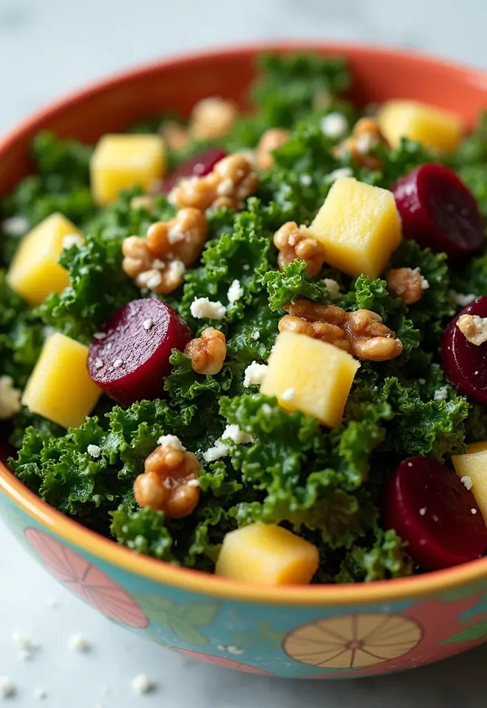 30+ Kale and Beet Salad Recipes Full of Color and Nutrition 87 30+ Kale and Beet Salad Recipes Full of Color and Nutrition - 17. Hawaiian Kale and Beet Salad with Pineapple