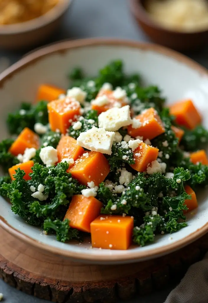 30+ Kale and Sweet Potato Salad Recipes That Feel Like Comfort Food 6 30+ Kale and Sweet Potato Salad Recipes That Feel Like Comfort Food - 2. Warm Kale and Sweet Potato Salad with Quinoa