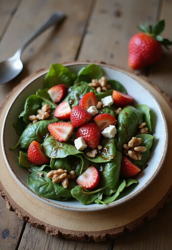 30+ Lettuce and Spinach Salad Recipes for Every Occasion - 1. Classic Spinach Salad with Balsamic Dressing