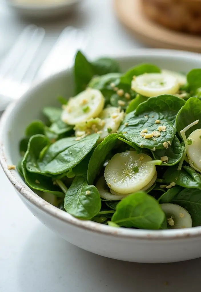 30+ Lettuce and Spinach Salad Recipes for Every Occasion - 25. Spinach and Fennel Salad