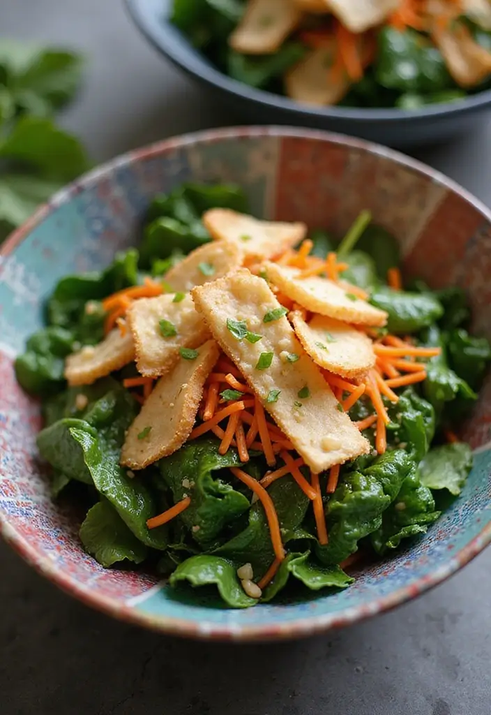 30+ Lettuce and Spinach Salad Recipes for Every Occasion - 7. Asian-Inspired Spinach Salad