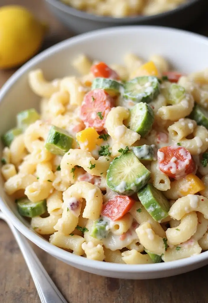 30+ Pasta Salad Recipes with Ranch Dressing Everyone Will Love 62 30+ Pasta Salad Recipes with Ranch Dressing Everyone Will Love - 14. Ranch Macaroni Salad