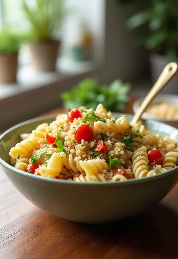 30+ Pasta Salad Recipes with Ranch Dressing Everyone Will Love 99 30+ Pasta Salad Recipes with Ranch Dressing Everyone Will Love - 21. Ranch Pasta Salad with Quinoa