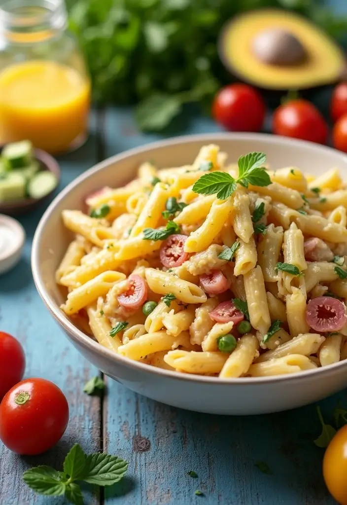 30+ Pasta Salad Recipes with Ranch Dressing Everyone Will Love 126 30+ Pasta Salad Recipes with Ranch Dressing Everyone Will Love - 26. Ranch Pasta Salad with Honey Mustard Dressing