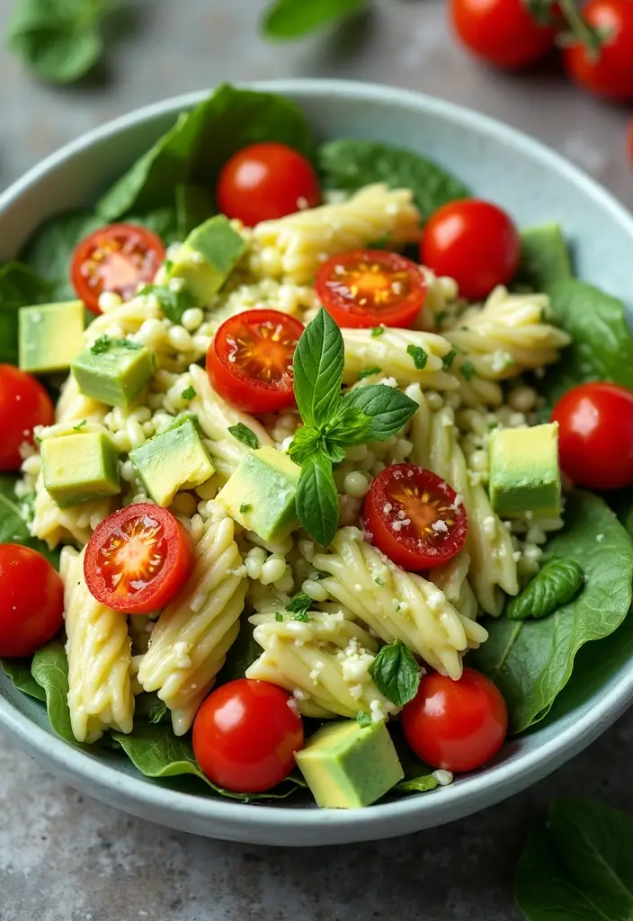 30+ Pasta Salad Recipes with Ranch Dressing Everyone Will Love 39 30+ Pasta Salad Recipes with Ranch Dressing Everyone Will Love - 9. Creamy Avocado Ranch Pasta Salad