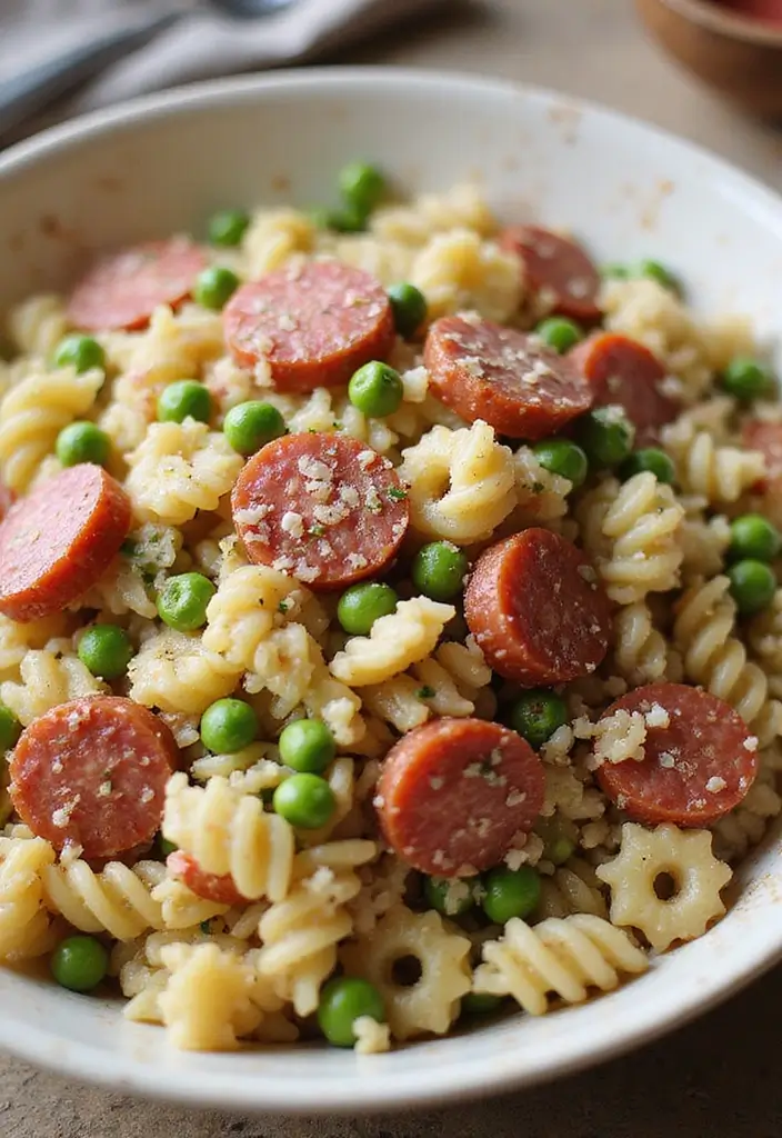 30+ Pasta Salad Recipes with Salami for a Savory Twist 173 30+ Pasta Salad Recipes with Salami for a Savory Twist - 25. Salami and Rice Pasta Salad