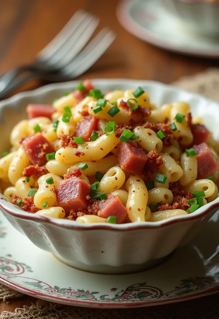 30+ Pasta Salad Recipes with Salami for a Savory Twist 180 30+ Pasta Salad Recipes with Salami for a Savory Twist - 26. Salami and Bacon Pasta Salad