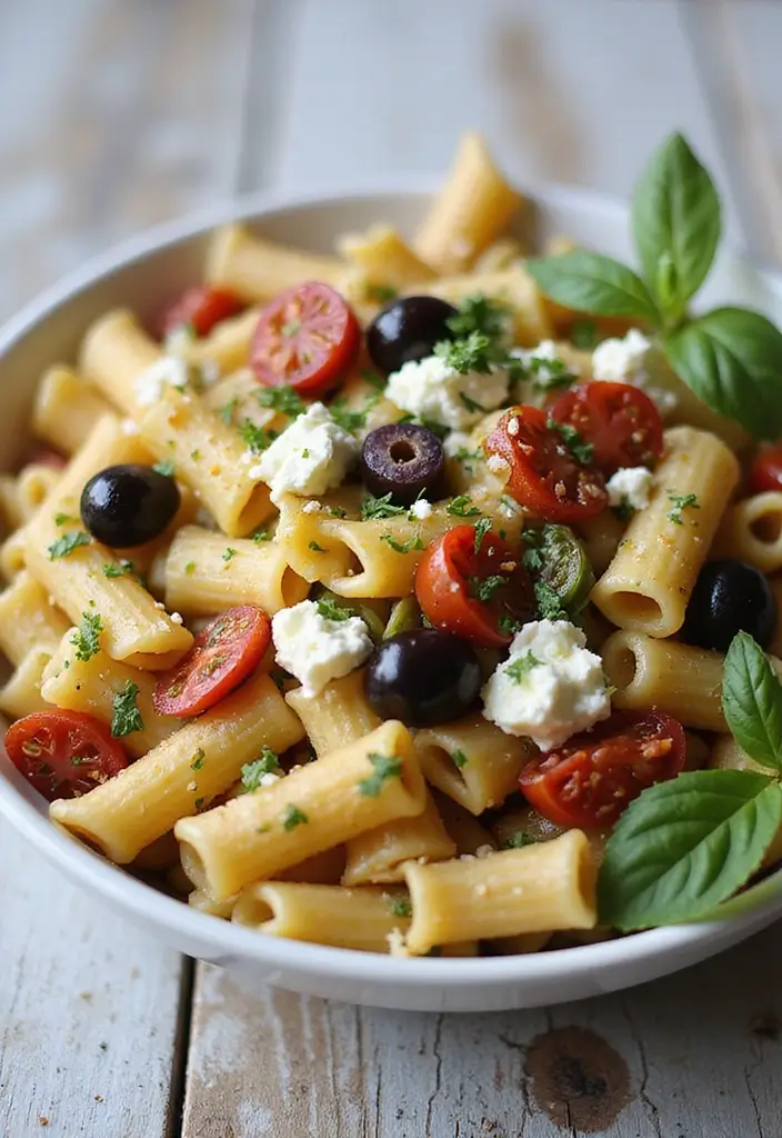 30+ Pasta Salad Recipes with Sundried Tomato for Mediterranean Flavor 1 30+ Pasta Salad Recipes with Sundried Tomato for Mediterranean Flavor - 1. Classic Mediterranean Pasta Salad with Sundried Tomatoes