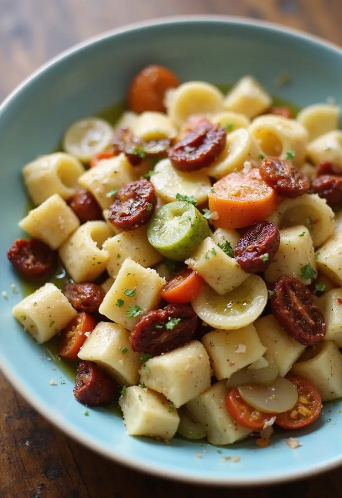 30+ Pasta Salad Recipes with Sundried Tomato for Mediterranean Flavor 52 30+ Pasta Salad Recipes with Sundried Tomato for Mediterranean Flavor - 10. Sundried Tomato and Artichoke Heart Pasta Salad