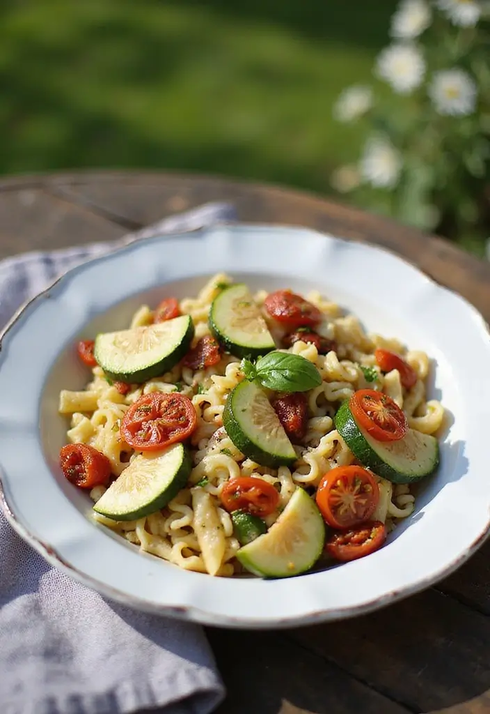 30+ Pasta Salad Recipes with Sundried Tomato for Mediterranean Flavor 92 30+ Pasta Salad Recipes with Sundried Tomato for Mediterranean Flavor - 18. Sundried Tomato and Zucchini Pasta Salad